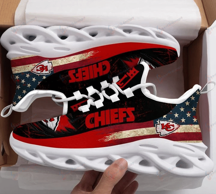 Kansas City Chiefs Yezy Running Sneakers 641