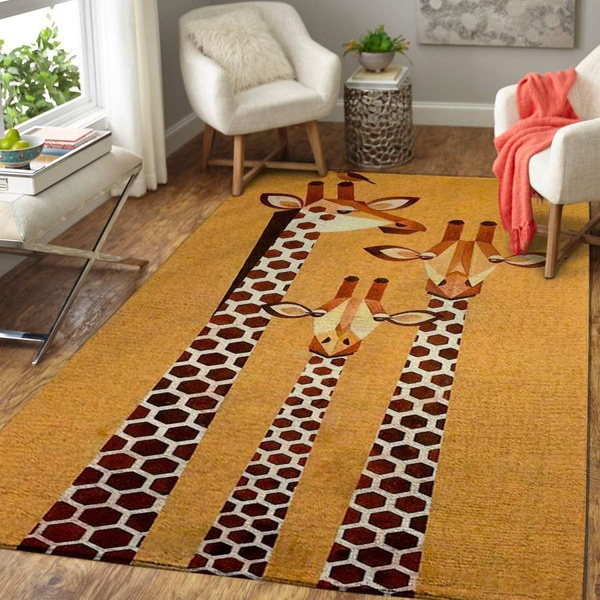 Cute Giraffes Area Rug 1910162 OFD