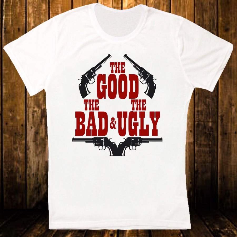 The Good the Bad and the Ugly Film Retro Vintage Hipster Men’s T-Shirt