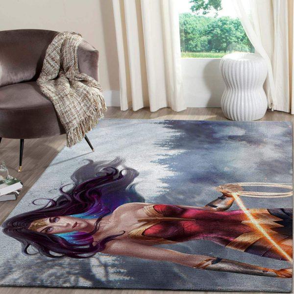 Wonder Woman Dc Comic Home Decor Rectangle Area Rug 9