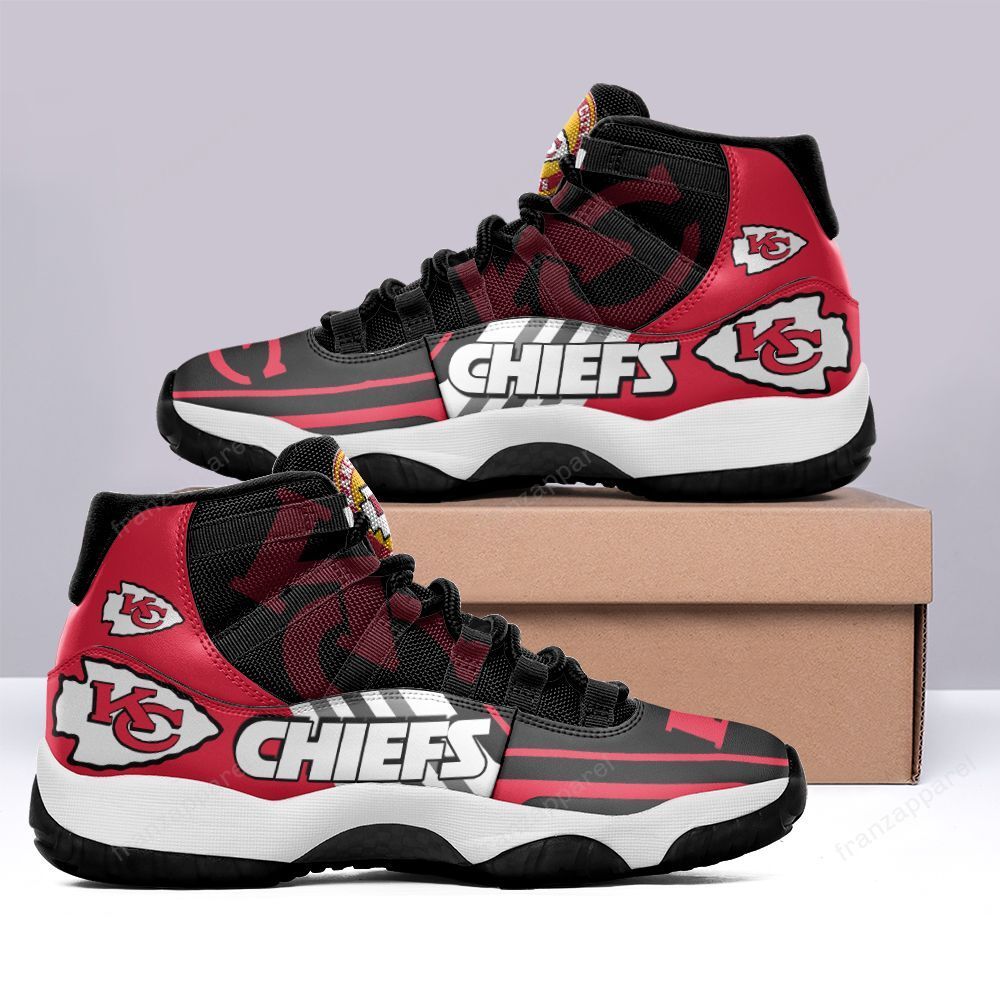 Kansas City Chiefs Ajd11 Sneakers – High Top Basketball Shoes For Fan