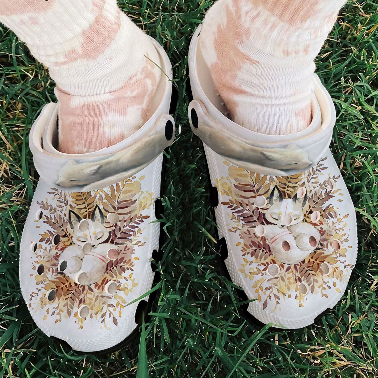 Fox Personalized Clog Custom Crocs C …