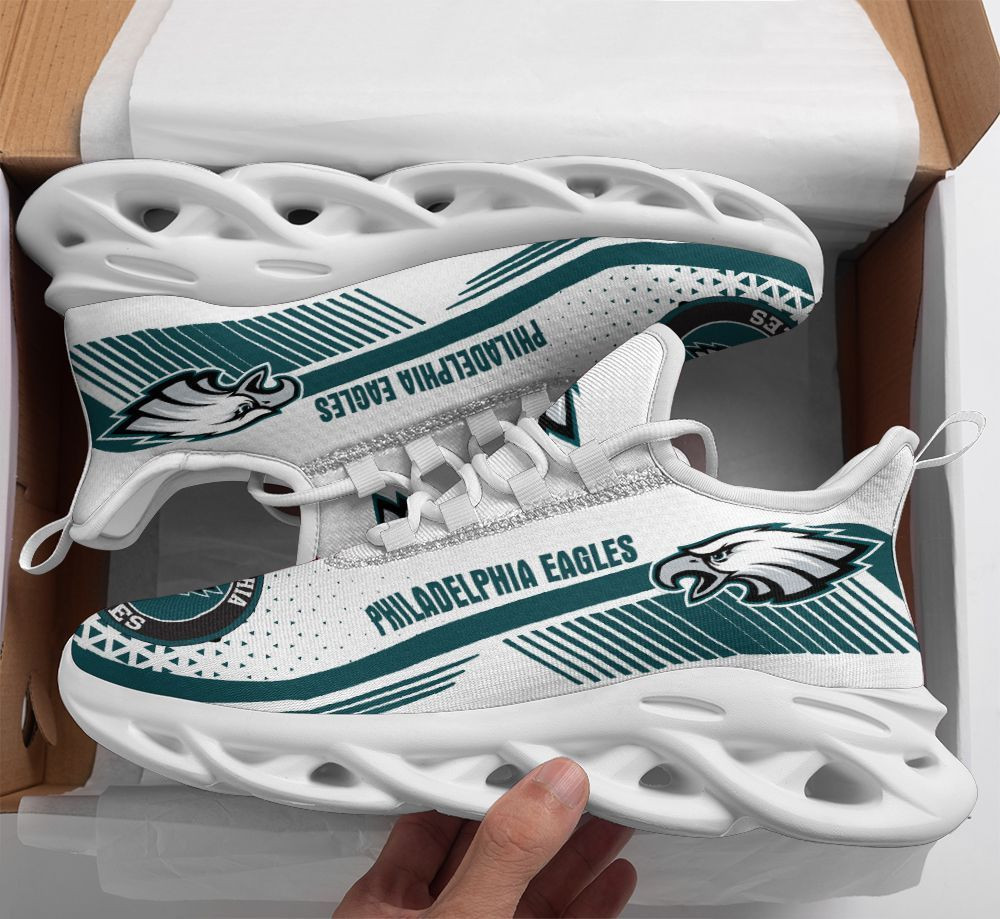 Philadelphia Eagles Yezy Running Sneakers Art 1933 – Fetexagust