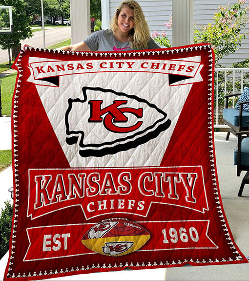 Bc  Kansas City Chiefs Quilt Blanket