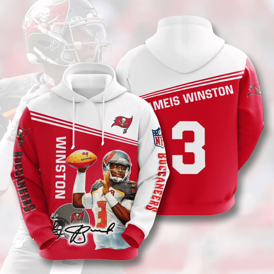 Tampa Bay Buccaneers Jameis Winston 36 Unisex 3D Hoodie Gift For Fans