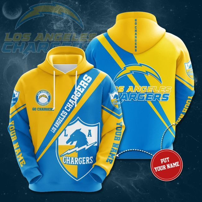 Los Angeles Chargers 18 Unisex 3D Hoodie Gift For Fans