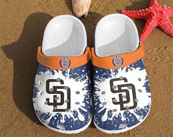 San Diego Padres Crocband Clog Clog Comfortable For Mens And Womens Classic Clog Water Shoes San Diego Padres Crocs