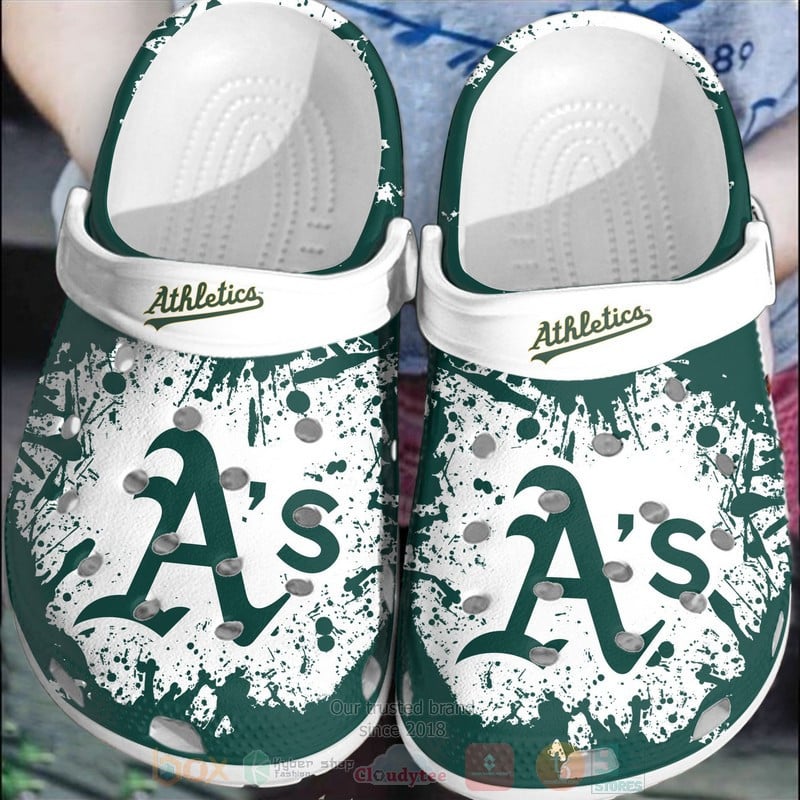 Oakland Athletics Crocs Crocband Shoes