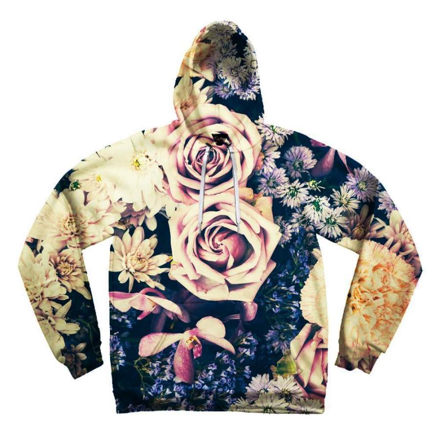 Vintage Flowers Unisex Men/Women All-Over Print 3D Hoodie