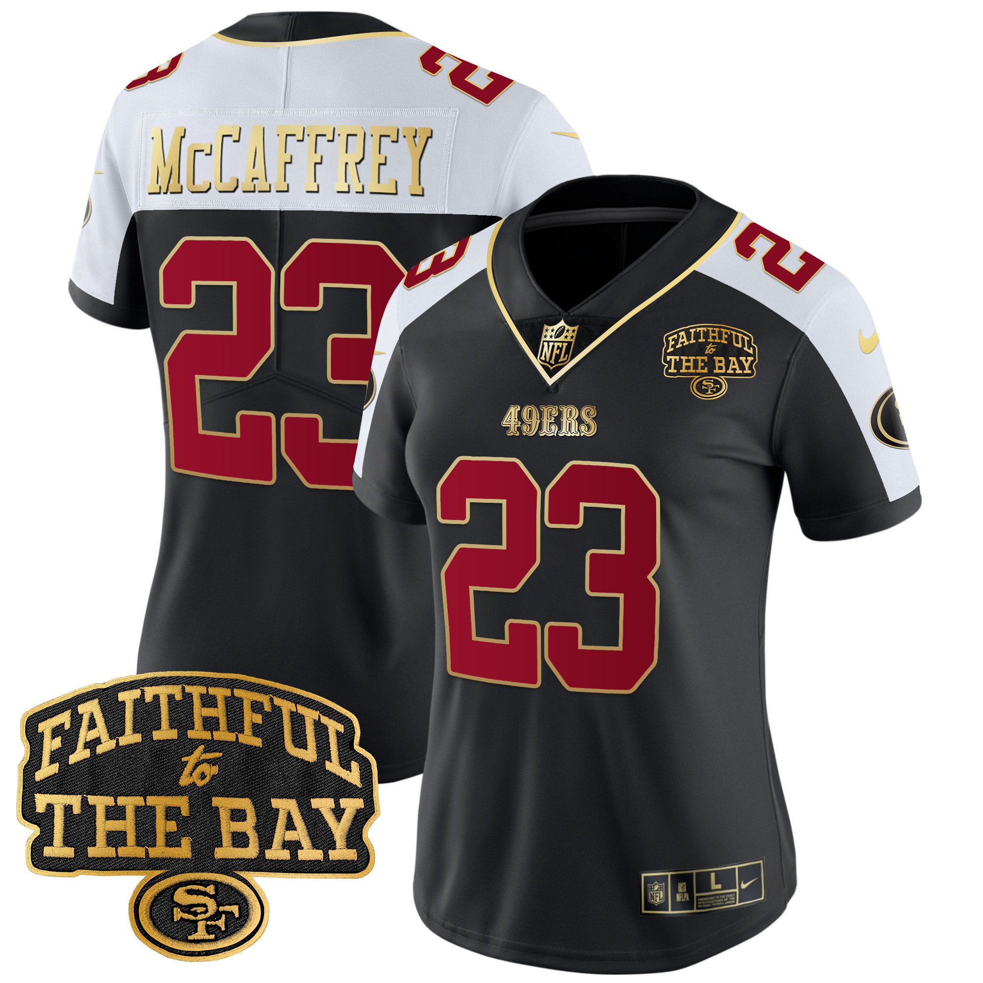 Women’S 49Ers Faithful To The Bay Patch Vapor Limited Jersey V8 – All Stitched