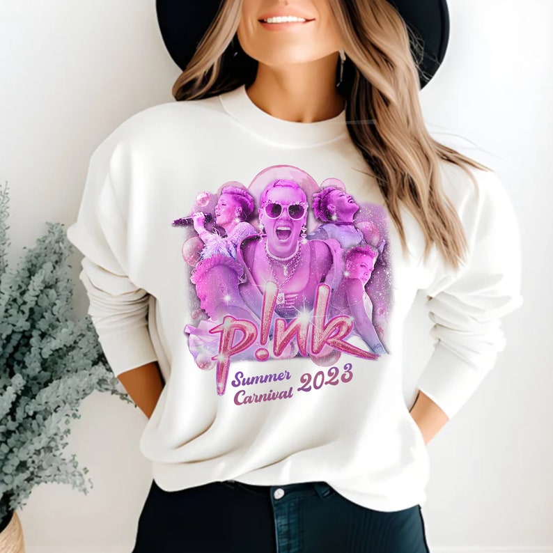 Pink On Tour Shirt, P!Nk Summer Carnival 2023 Festival Tour Tshirt, P!Nk Fan Lovers Shirt, Pink Shirt, World Tour Pink Shirt