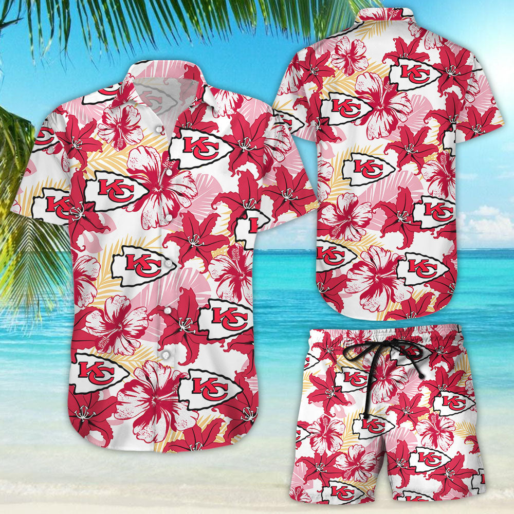 Kansas City Chiefs Hawaiian Button-Up Shirt