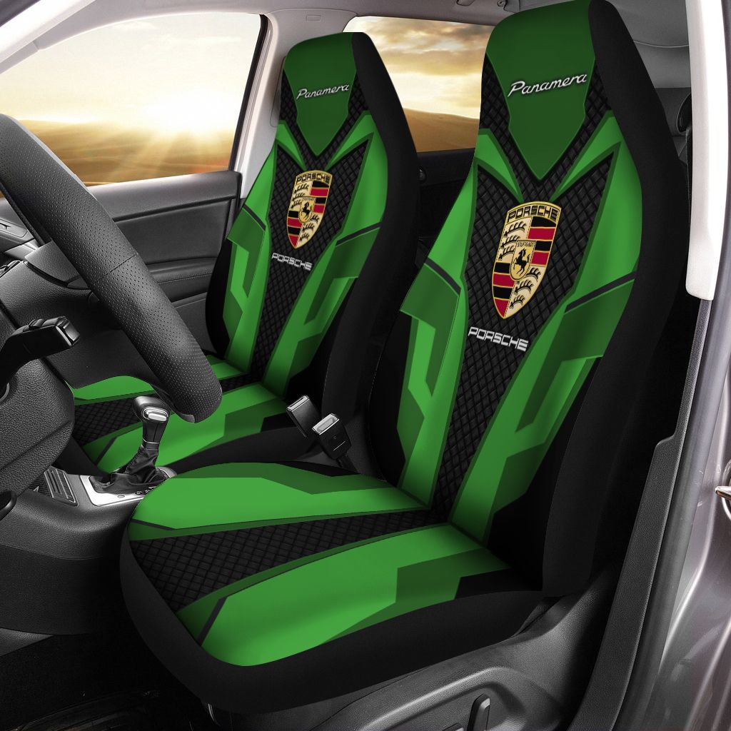 Porsche Panamera Lph Car Seat Cover (Set Of 2) Ver 1 (Green)