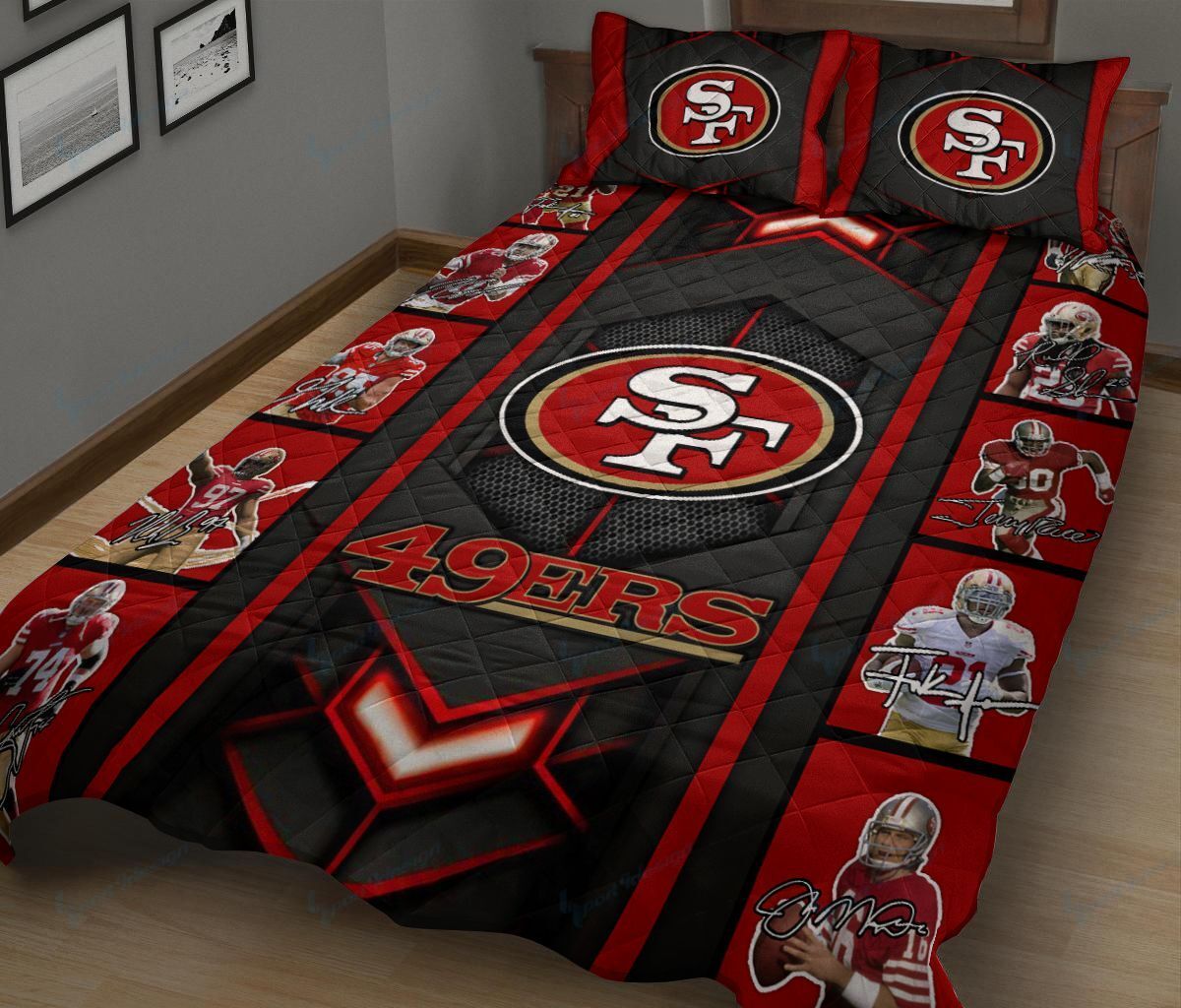 San Francisco 49ers Quilt Set 13