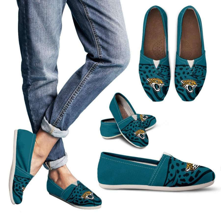 Enormous Logo Mix Tiny Logo Fantastic Jacksonville Jaguars Casual Shoes