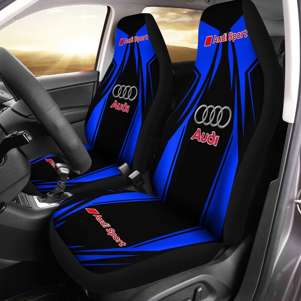 Audi Sport NTH-HA Car Seat Cover (Set of 2) Ver 1 (Blue)