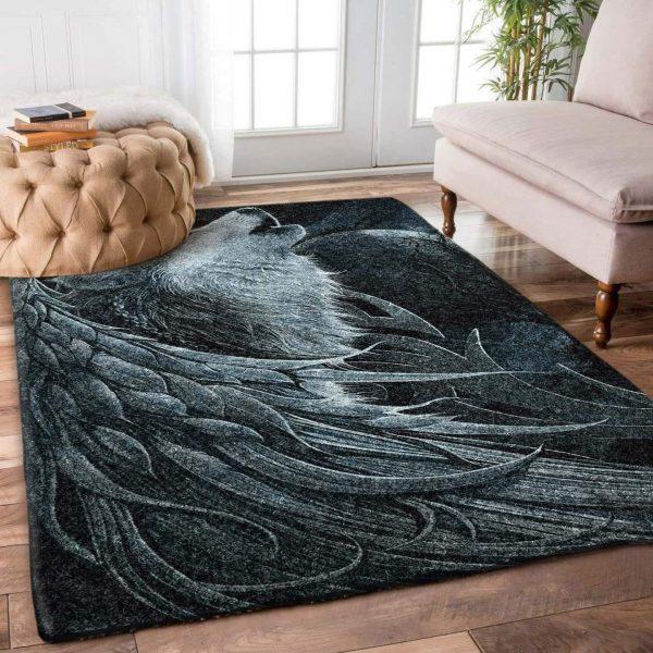 Wolf Art Home Decor Rectangle Area Rug 29