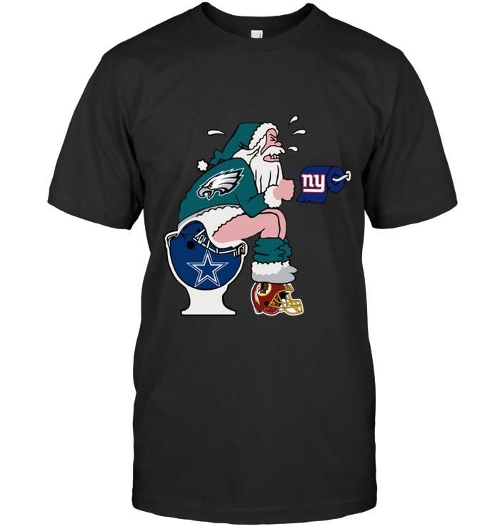 Philadelphia Eagles Santa Toilet Christmas Shirt T Shirt Hoodie,  Hoodie Sweater