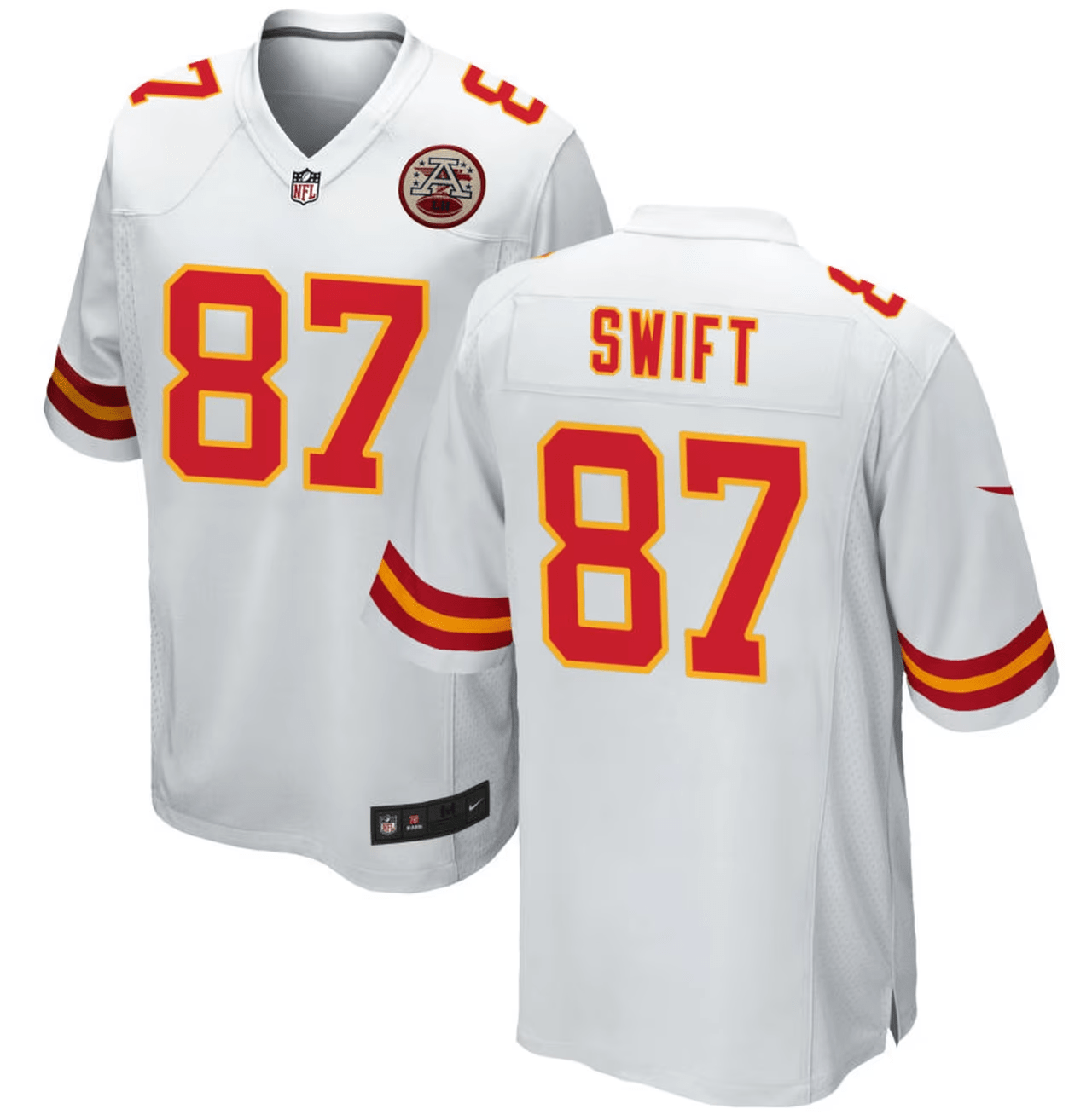 Taylor Swift Kansas City Chiefs White Jersey All Stitched ippolitan