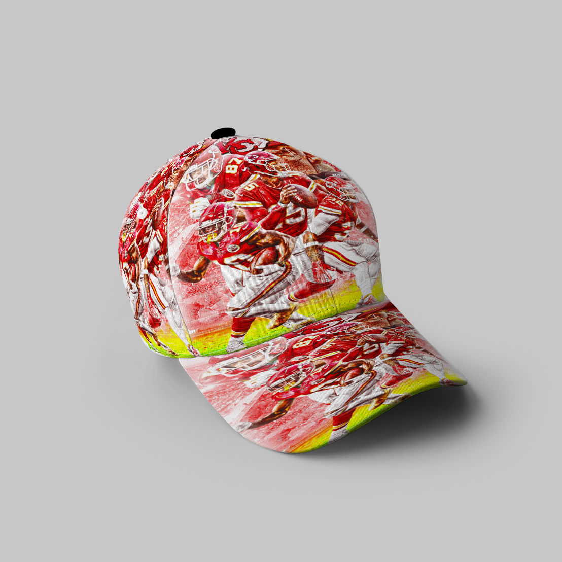 Kansas City Chiefs Team V13 3D Printing Baseball Cap Classic Hat