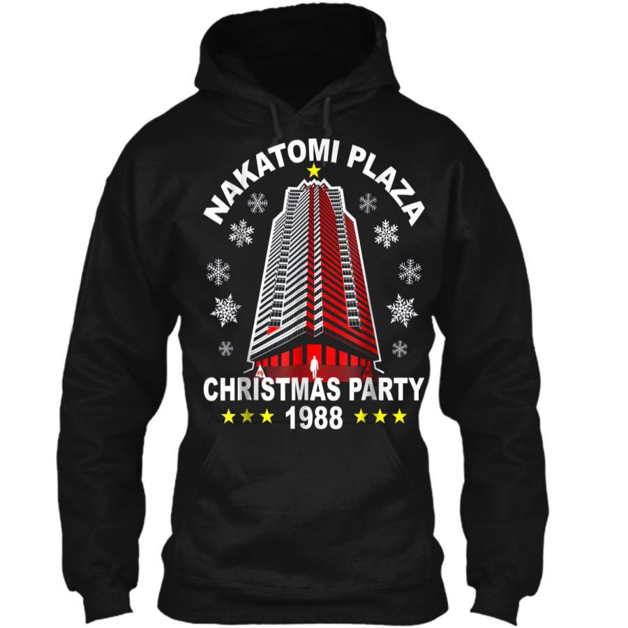 -Nakatomi_Plaza Christmas Party 1988  Pullover Hoodie 8 oz