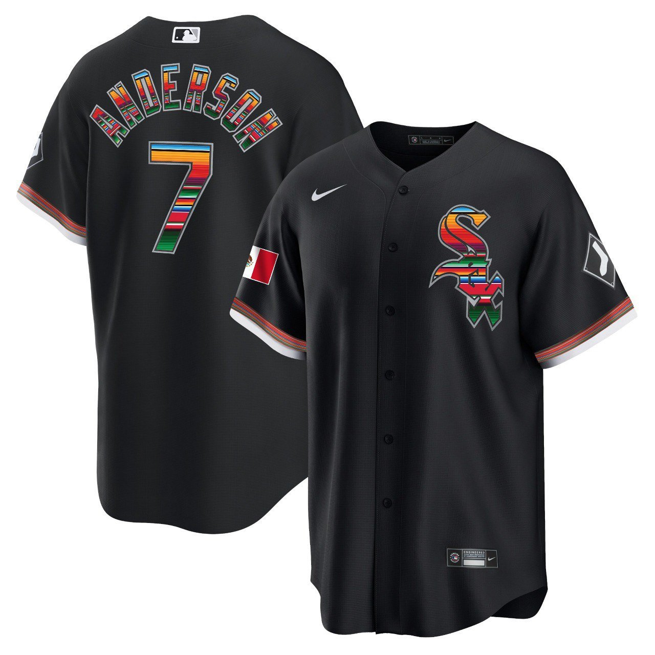 Tim Anderson Chicago White Sox Hispanic Heritage Night Jersey – All Stitched