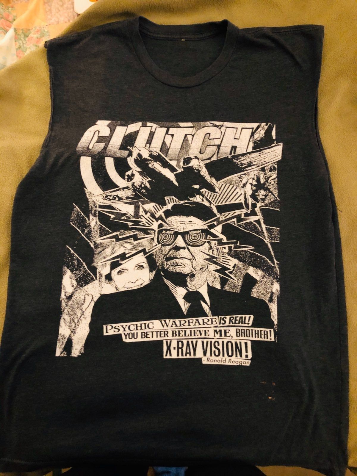 Clutch Music Shirt Xray Vision Tank Shirt