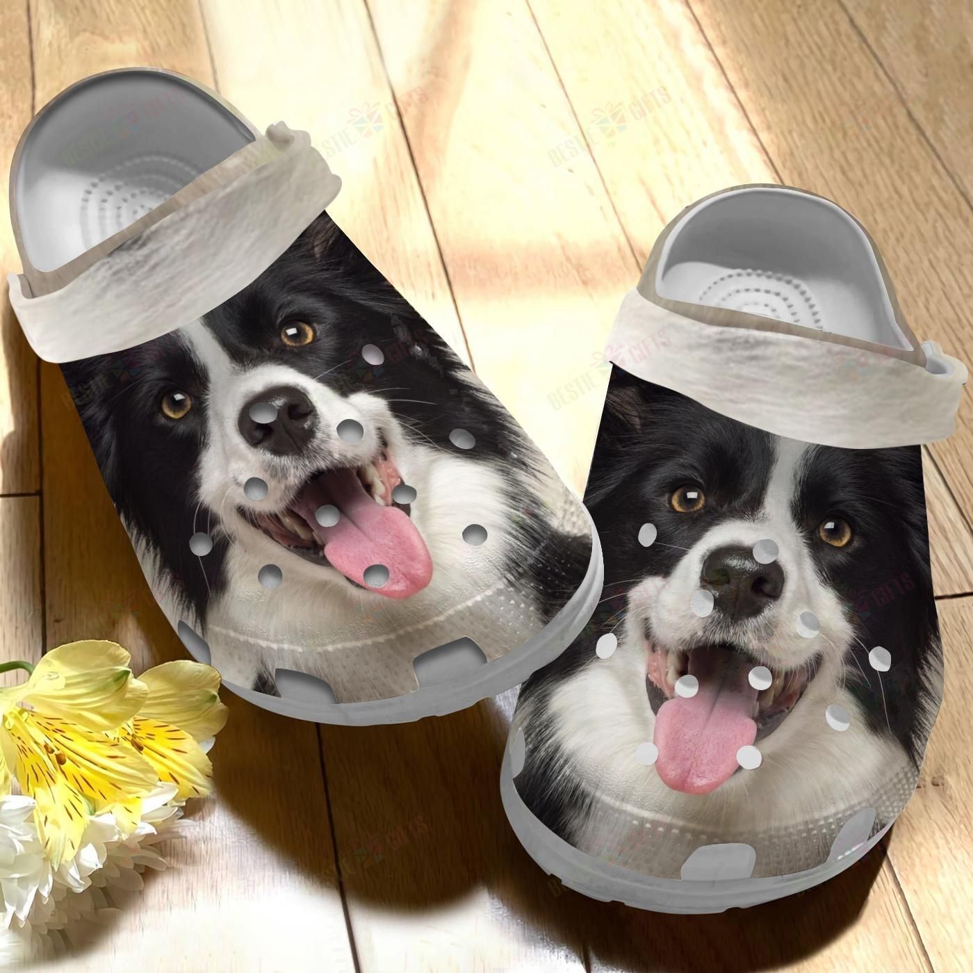 Cute Border Collie Crocs Classic Clo &hellip;