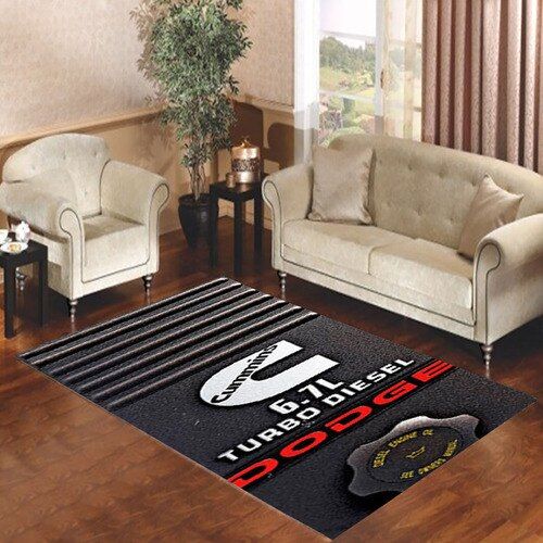 Dodge Cummins Turbo Diesel Living Room Carpet Rugs Area Rug For Living Room Bedroom Rug Home Decor