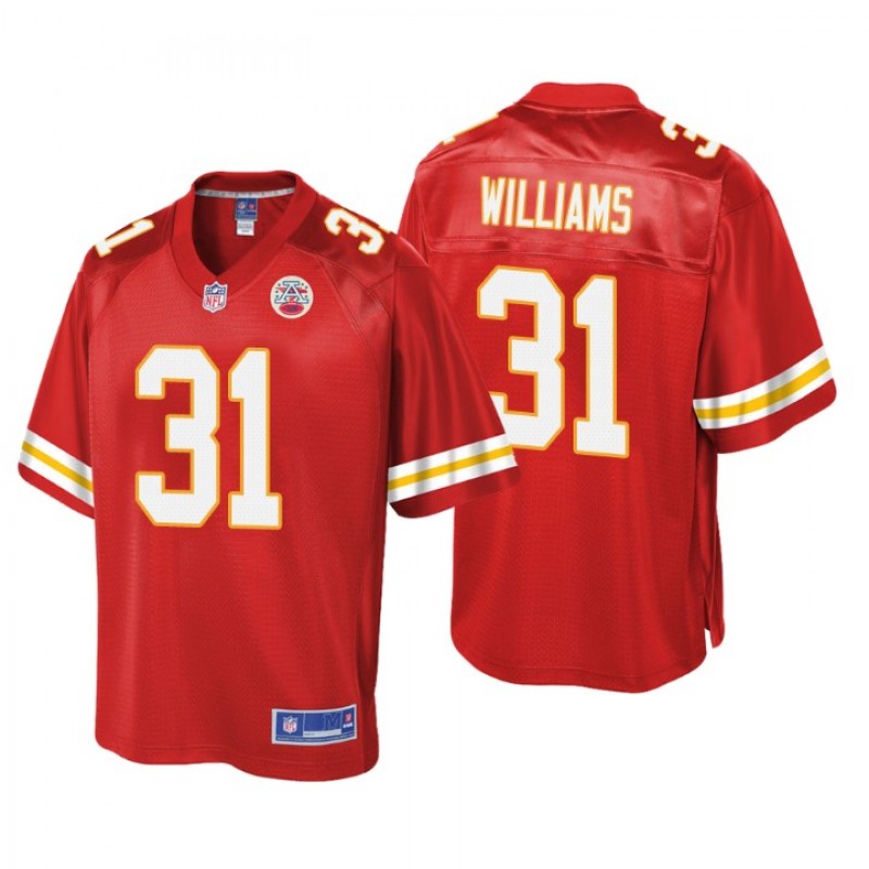 Men Kansas City Chiefs #31 Darrel Williams Pro Line Red Jersey – All Stitched, Embroidery