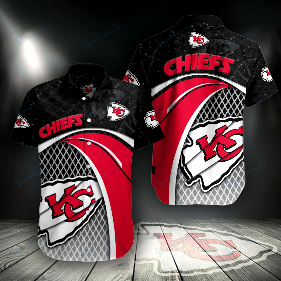 Kansas City Chiefs Button Shirt Bg625