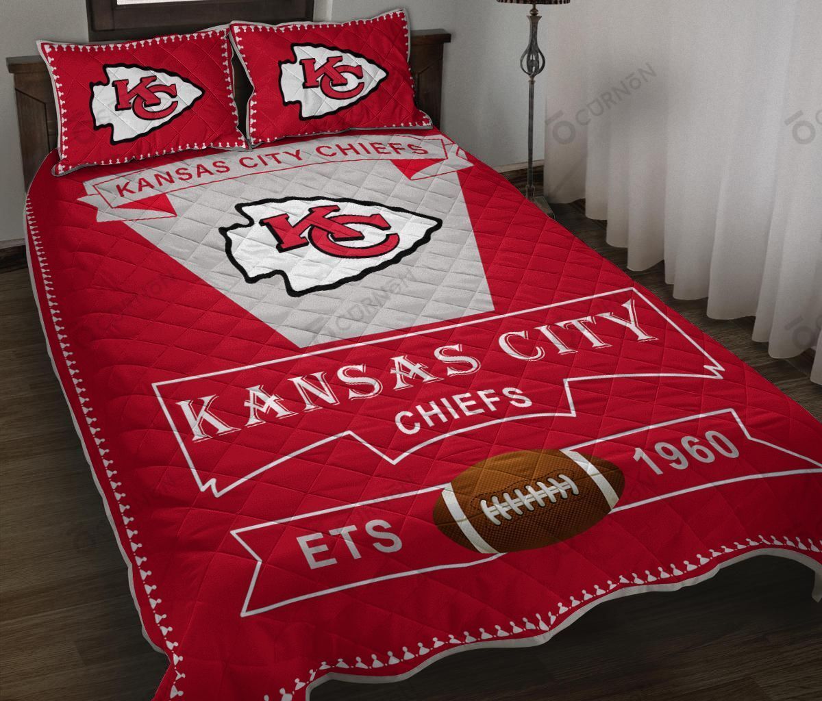 KANSAS CITY CHIEFS Quilt Set 009