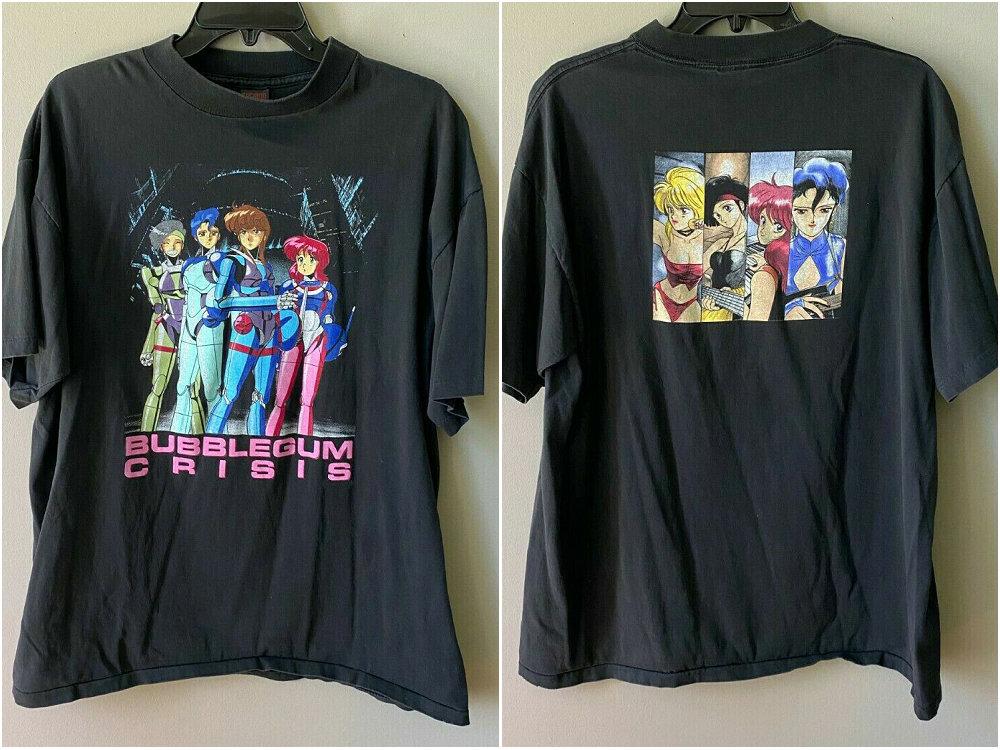 Vintage Rare 1990S Bubblegum Crisis Akira Anime T Shirt Reprint