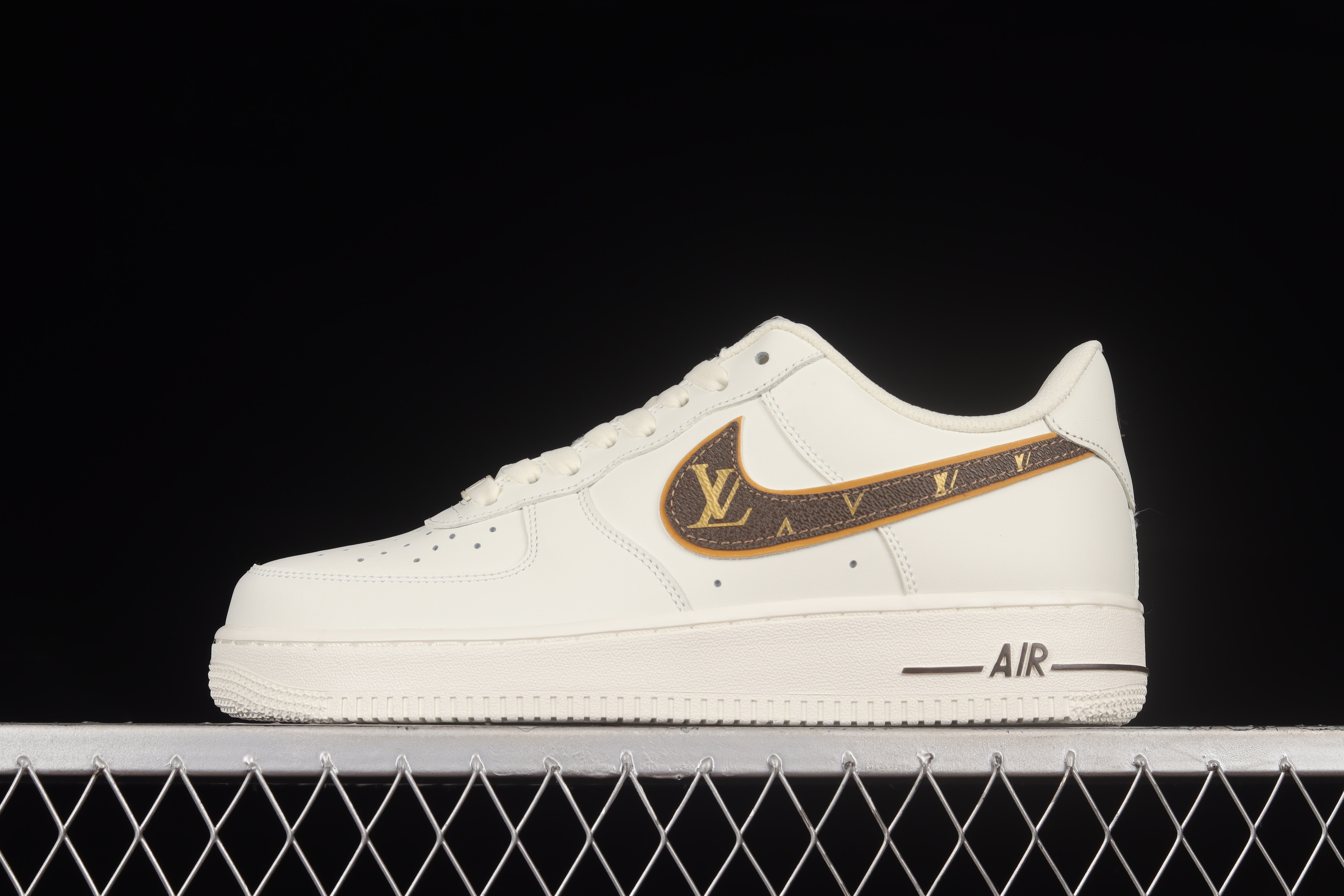 Louis Vuitton x Nike Air Force 1 07 Low Rice White Shoes Sneakers SNK464464128