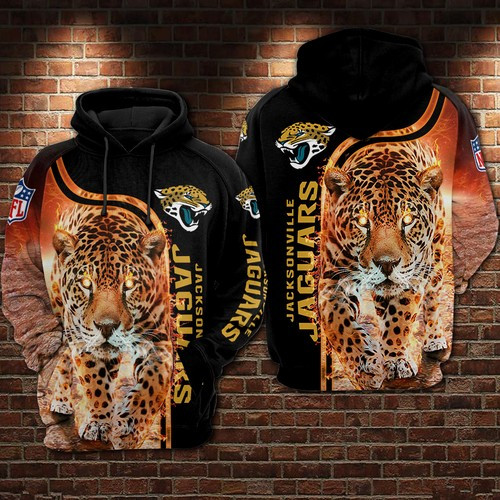 Jacksonville Jaguars 83 Unisex 3D Hoodie Gift For Fans