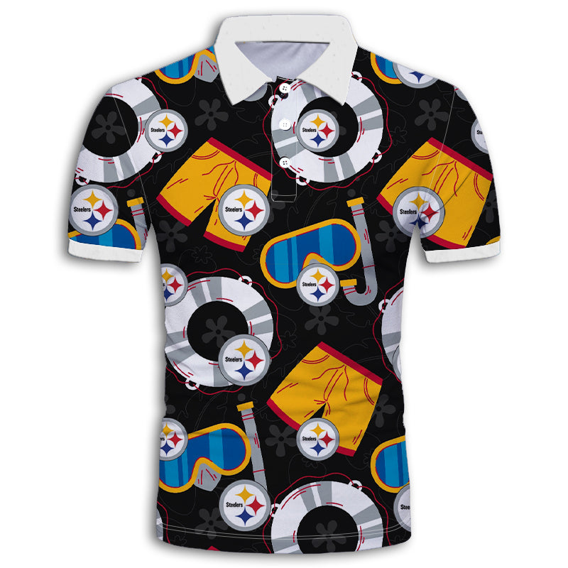 Pittsburgh Steelers Cool Summer Polo Shirt – Donelanetop Store