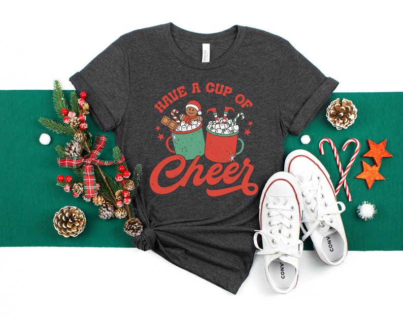 Retro Christmas Shirt, Christmas Graphic Tee, Hot Cocoa Christmas Shirt, Christmas Movies T-Shirt, Family Christmas Outfit - Onlytee Christmas Gift