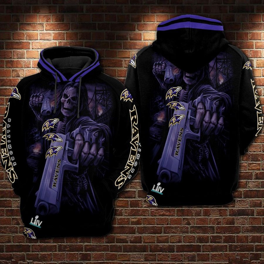 Baltimore Ravens 86 Unisex 3D Hoodie Gift For Fans