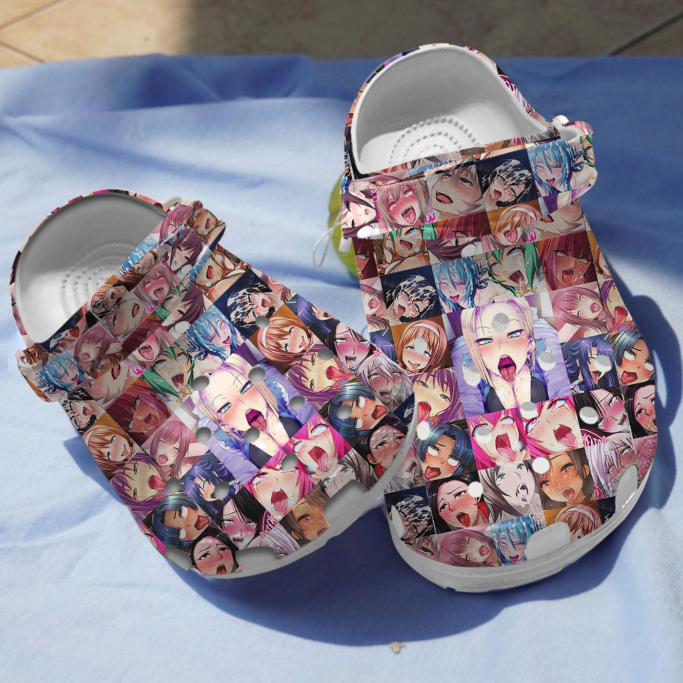 Crocs Shoes-Ahegao Crocs