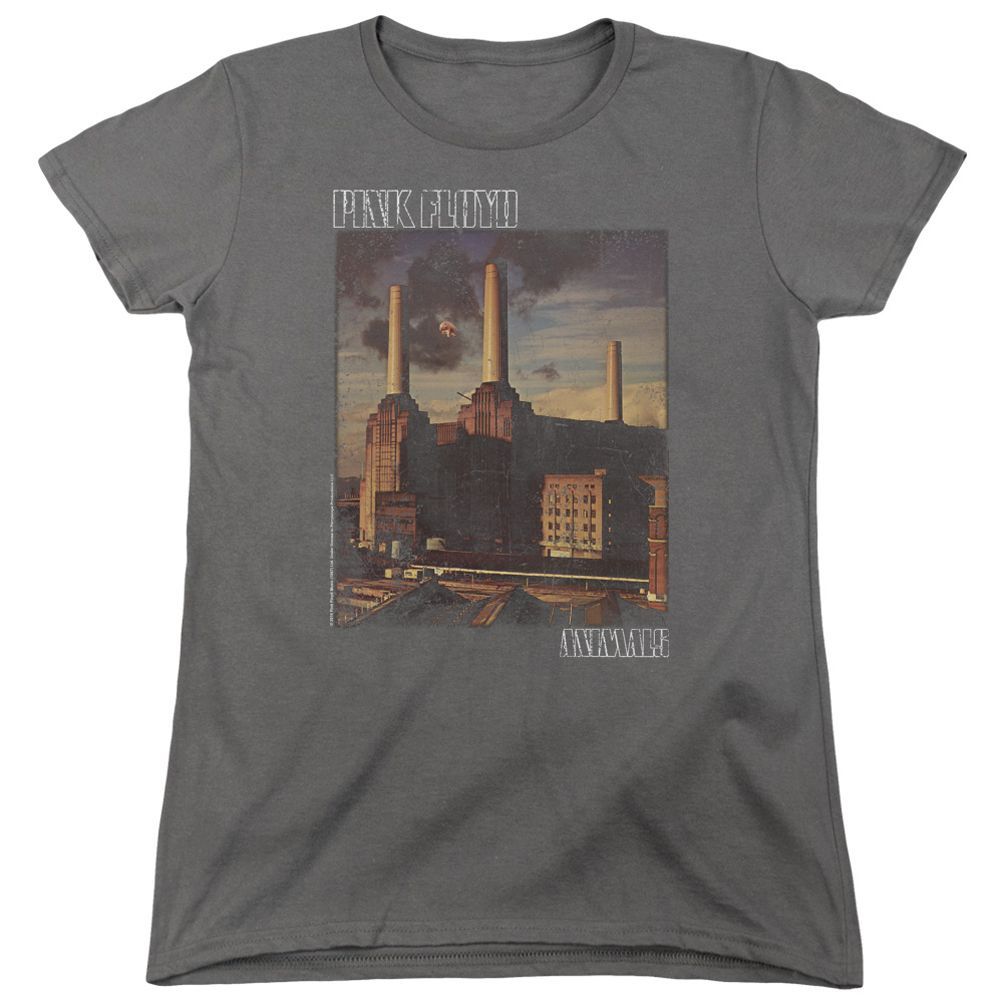 Pink Floyd Faded Animals Charcoal Shirt