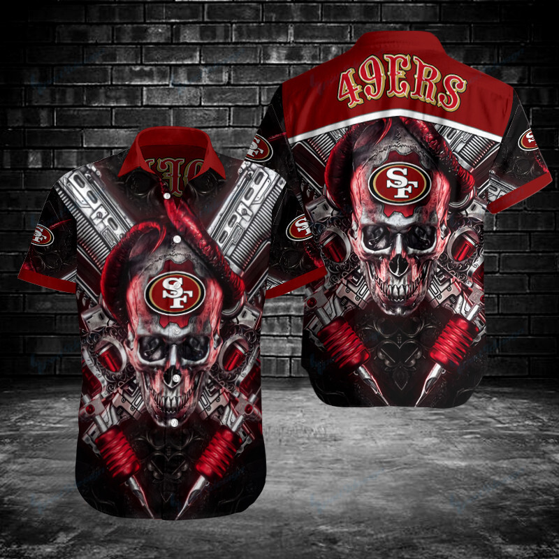 San Francisco 49Ers Button Shirts Bg395