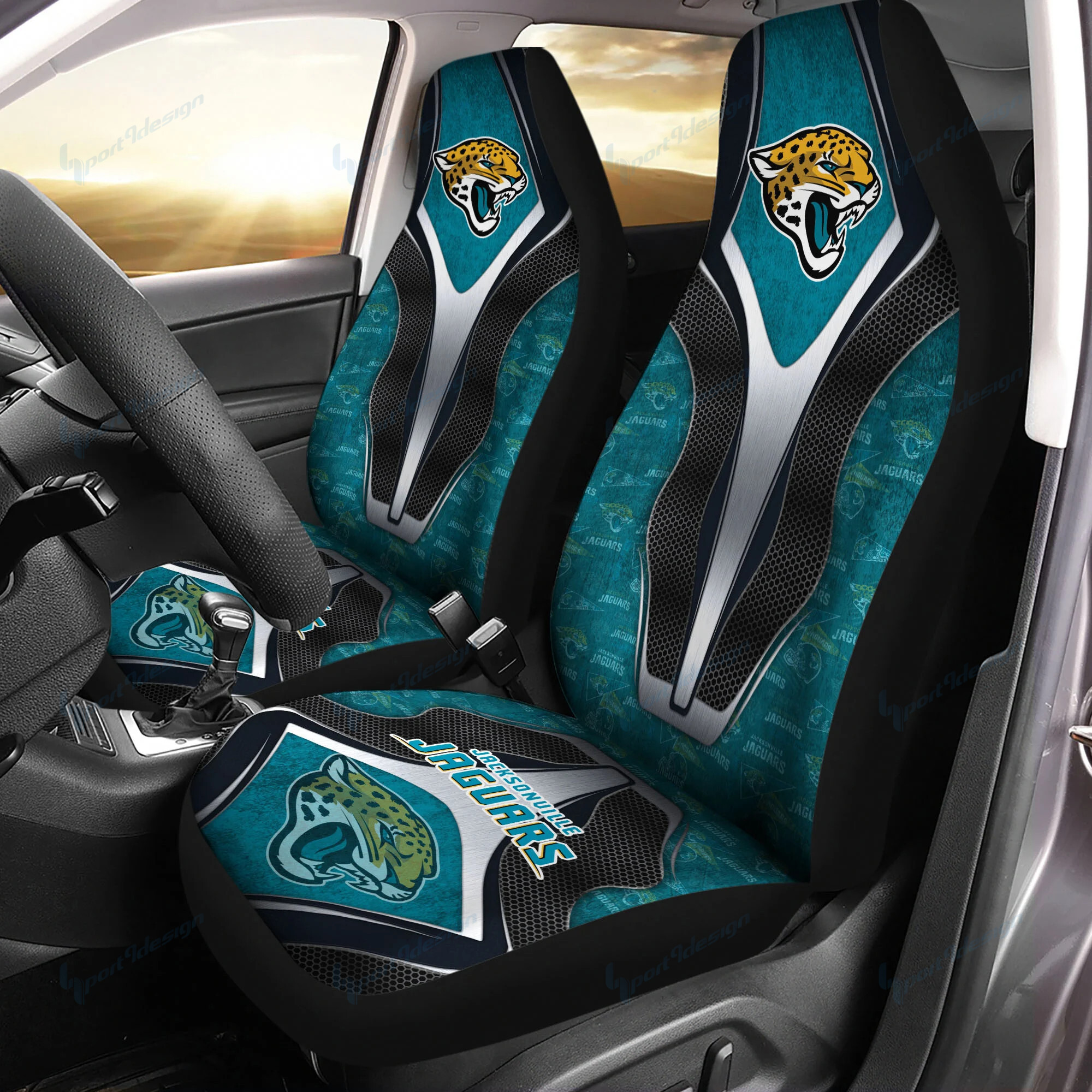 Jacksonville Jaguars Car Seat Covers Bg38