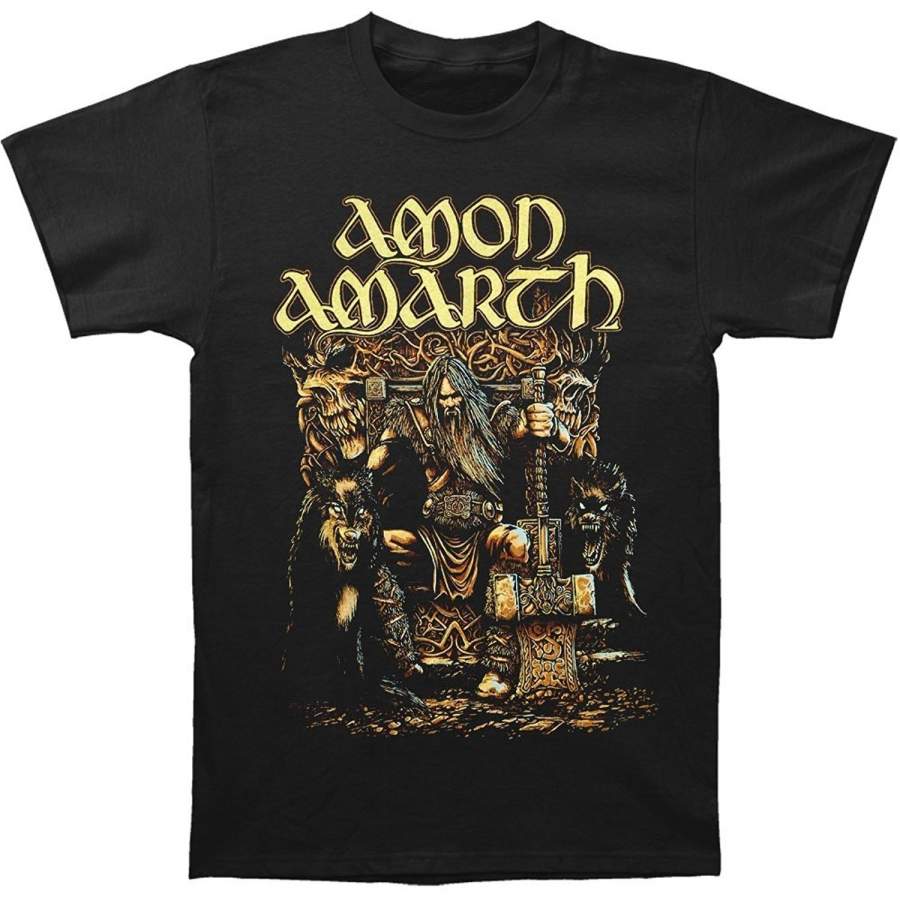 Amon Amarth – Thor Oden’S Son Mens T Shirt Cotton Short Sleeve Black Men’S Funny T Shirt