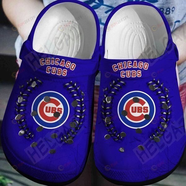 Chicago Cubs Ubs Navy Crocs Crocband Clog Comfortable Water Shoes – Aop Clog