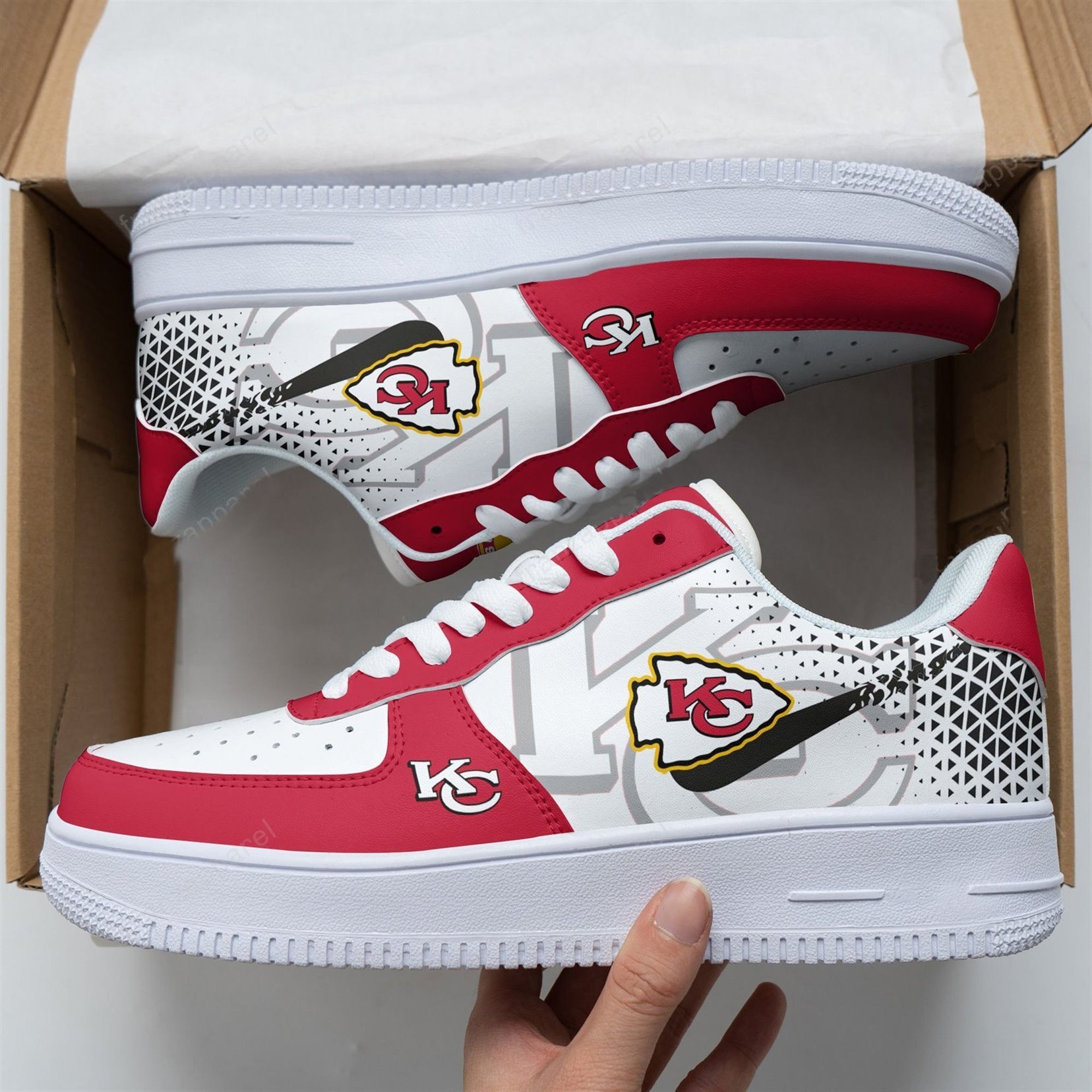 Kansas City Chiefs Air Force 1 Shoes 01