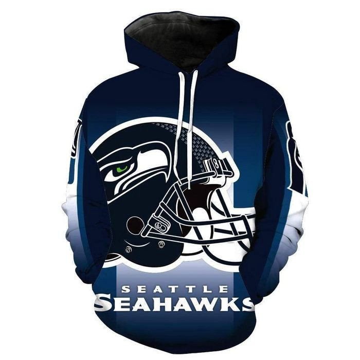 Seattle Seahawks 47 Unisex 3D Hoodie Gift For Fans