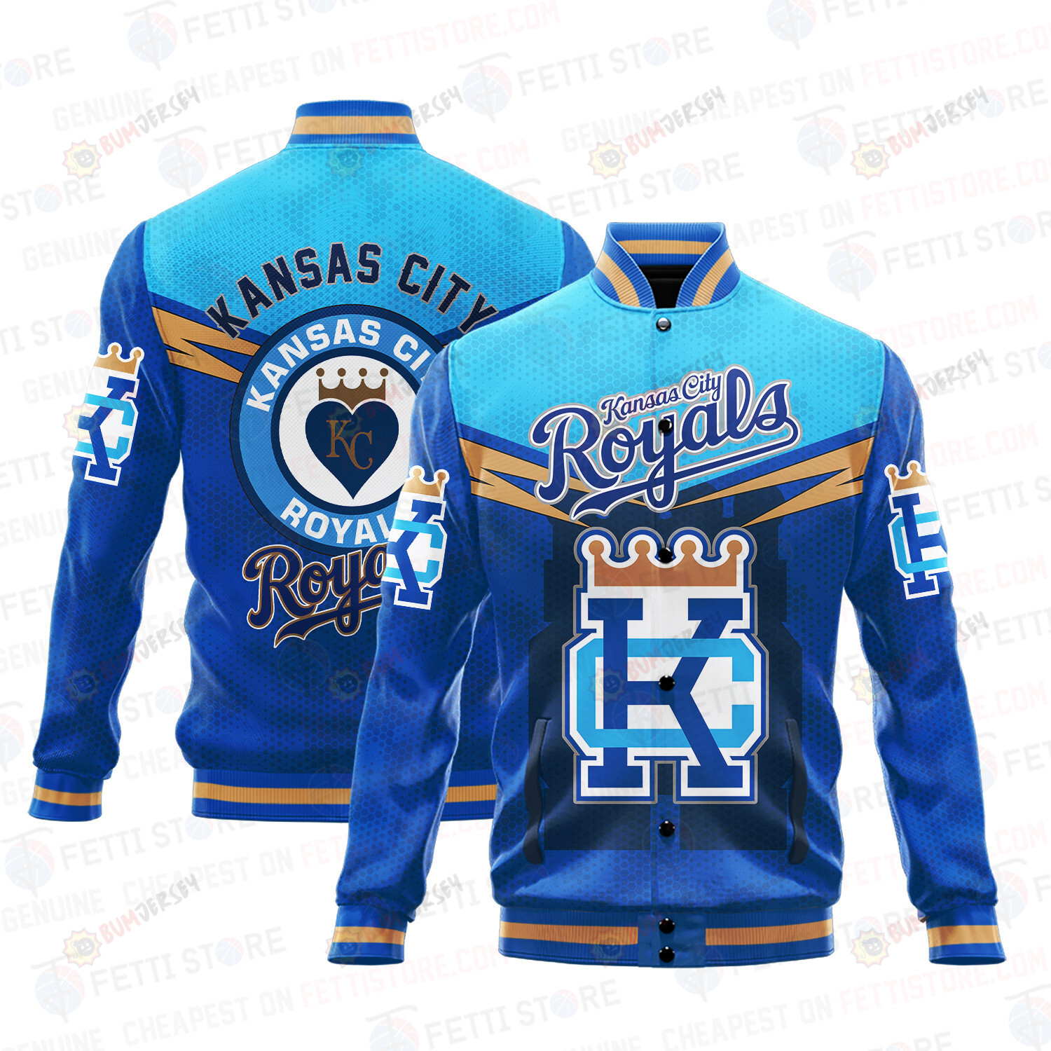 Kansas City Royals – Major League Baseball Aop Varsity Jacket V7