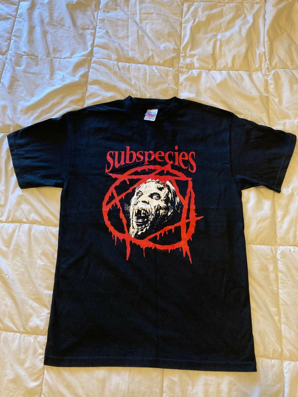 Vintage Rare Subspecies  Full Monn T Shirt