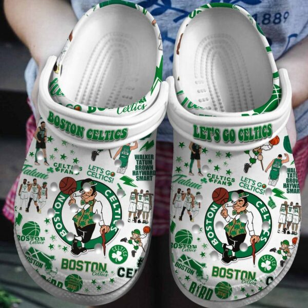 Premium Boston Celtics Team Crocs Clog Shoes