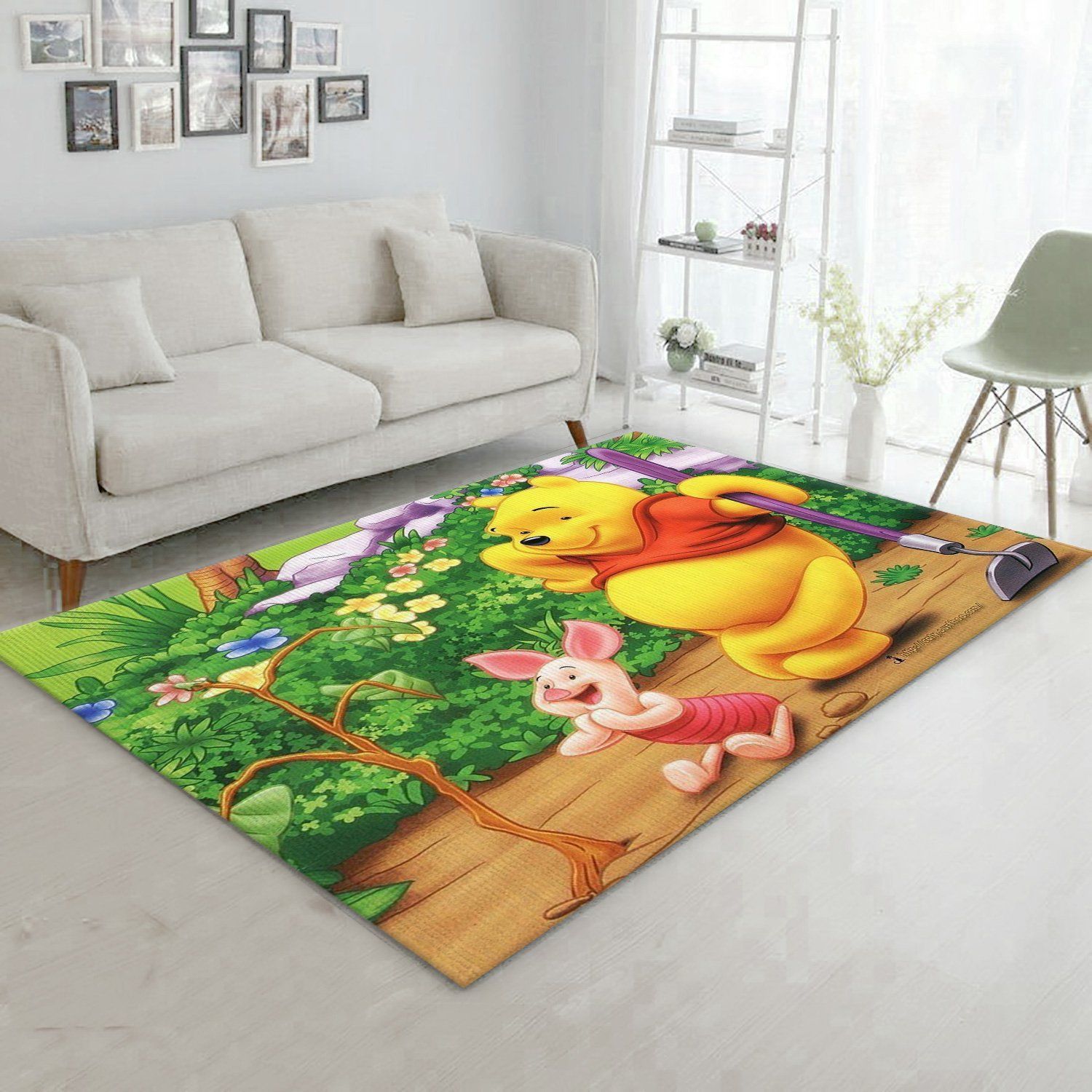 Winnie The Pooh Ver19 Area Rug Living Room Rug Floor Decor Home Decor Area Rug For Living Room Bedroom Rug Home Decor